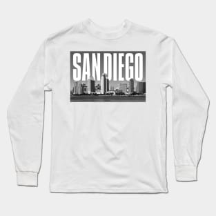 San Diego Cityscape Long Sleeve T-Shirt